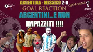 ARGENTINA MESSICO 2-0 : GOAL REACTION - ARGENTINI...E NON IMPAZZITI !