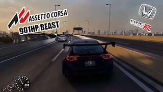 901 HP 🔥 Honda Civic Type-R 2023 │ Assetto Corsa