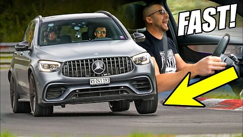 ?! Mercedes GLC 63 AMG & BMW M4 Flying Trough Nürburgring!