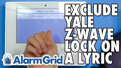 Exclude the Yale Z-Wave Door Lock From the Lyric Controller