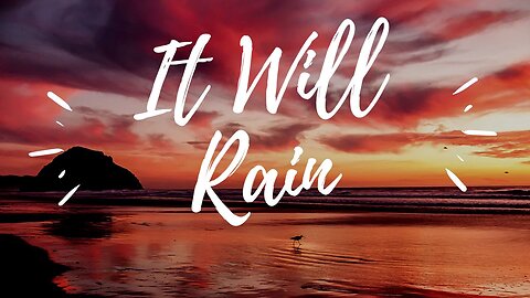 IT WILL RAIN by Bruno Mars (KARAOKE)
