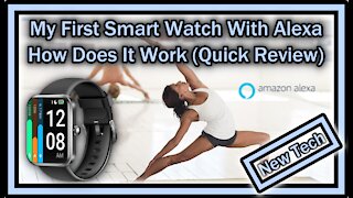 My First Smart Watch With Amazon Alexa Assistant - How Does It Work Technically? (Quick Review)