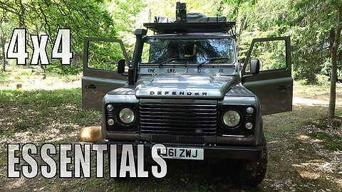 4x4 Overland Essentials Defender Loadout