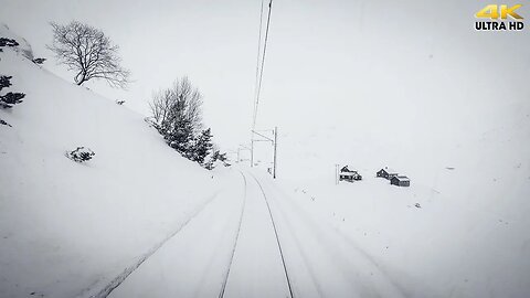 TRAIN DRIVER'S VIEW: Rain and snow from Bergen to Myrdal