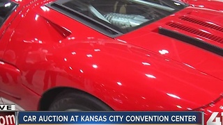 Car auction at Kansas City Convention Center