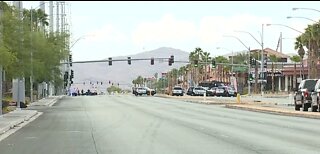 Robbery, barricade situation in west Las Vegas