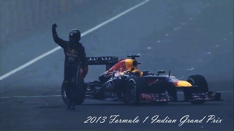 ...brilliant brilliant drive, you [Sebastian Vettel] have joined the greats...