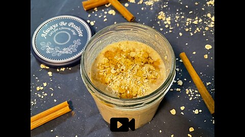 Overnight Oats With Peanut Butter / Overnight Oats Με Φυστικοβούτυρο