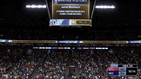 Monster Mash gets a standing ovation after breaking a franchise record! #NBA2K24 #QuickPlay #KobeEra