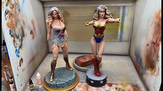 VinceVellCUSTOMS Live Stream - Wonder Woman paint work today