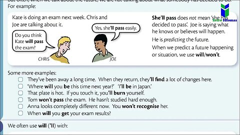 021 - 022 - English Grammar in Use - Units 21 - 22 - WILL SHALL Intermediate