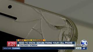 Fixing your cracked cell phone screen