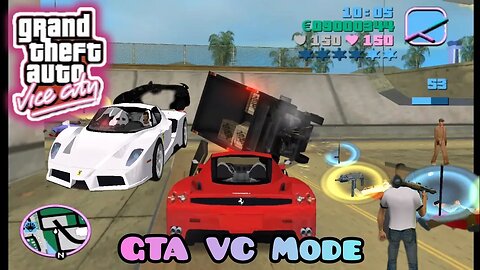 GTA VC Mode| Gta walkthrough | Gta Gameplay|Best car mode in GTA VC Mode #gtamode