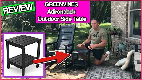 GREENVINES Adirondack Outdoor Side Table