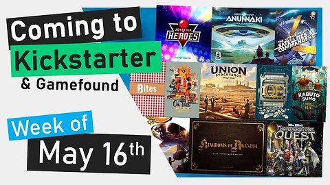 📅Kickstarter Boardgames | Artemis Project, Union Stockyards, Kabuto Sumo, On Tour Thunderstone Quest