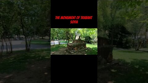 The Monument of Trabant #bulgaria #sofia #royalgarden #trabant #georgidonov #violetflame #shorts