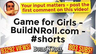 Game for Girls - BuildNRoll.com - #shorts