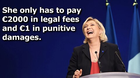 Marine Le Pen Found Guilty of Defaming NGO for Calling Out Their Smuggling Illegals Into Europe