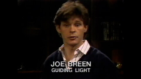 July 29, 1988 - Joe Breen of 'Guiding Light' Public Service Announcement