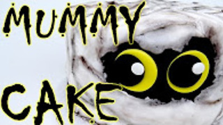 How-to make a Halloween mummy cake