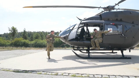 AFN Bavaria Tours the Joint Multinational Readiness Center (B-Roll)