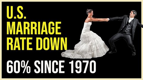 U.S. Marriage Rates Down 60% Since 1970