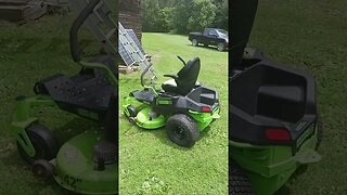 Greenworks solar mower