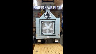 Transform your workspace with a custom shop fan/air filter.