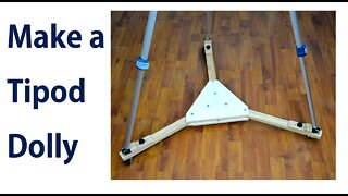 How to Make a Tripod Dolly / Tripod Wheels