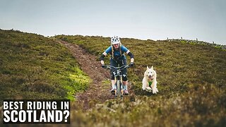 BACK MOUNTAIN BIKING IN INNERLEITHEN, SCOTLAND