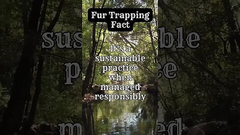 Fur Trapping is one of the most effective forms of #wildlife #conservation