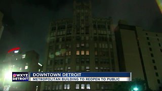 Historic Detroit Metropolitan Building to reopen after nearly 40 years of vacancy