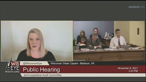 Meagan Wolfe Speaking at Joint Legislative Audit Committee