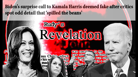 Revelation072424 Biden Speaks Tonight A Media Constructed New Kamala