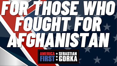 For those who fought for Afghanistan. Rep. Steve Scalise with Sebastian Gorka on AMERICA First