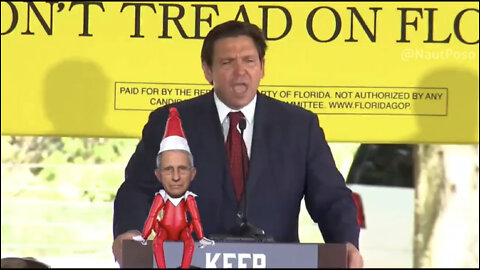 Gov Newsom triggered by Gov DeSantis calling Fauci an Elf