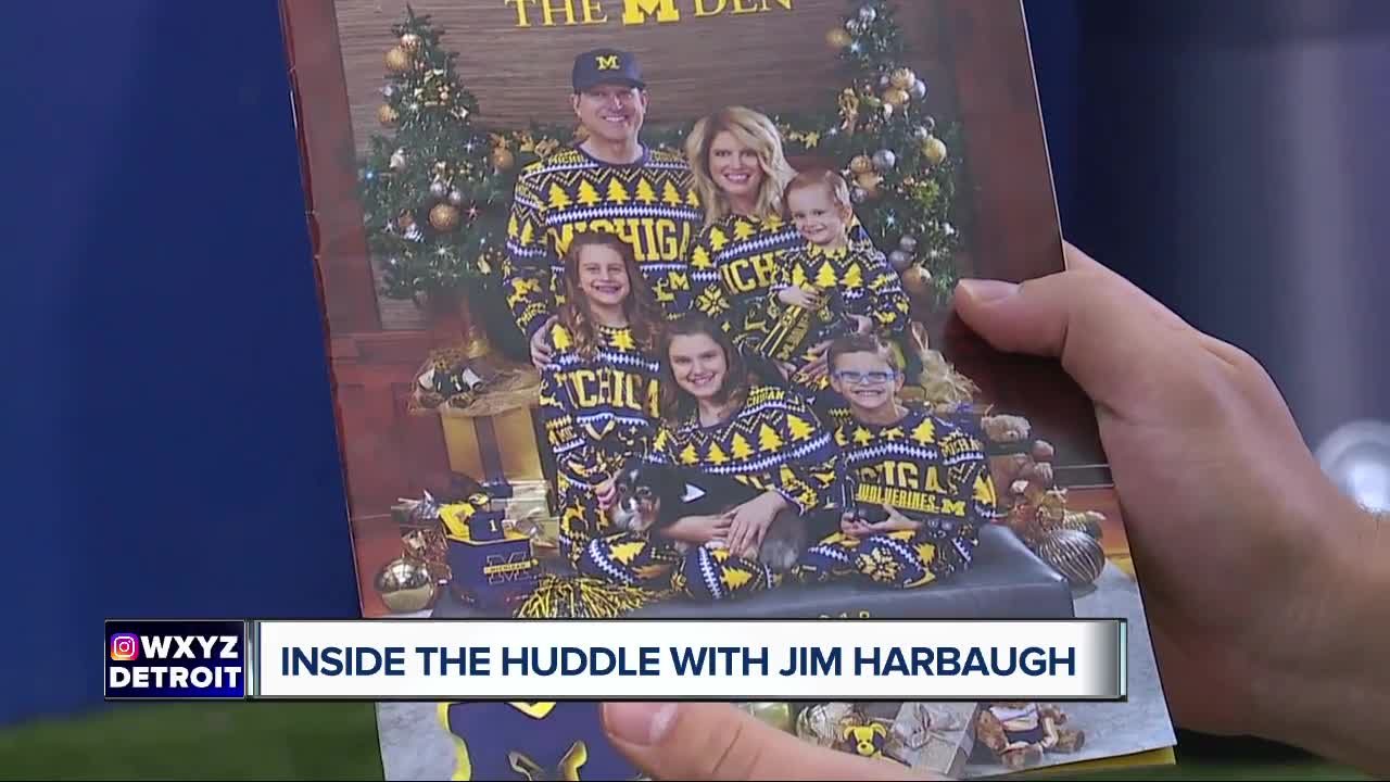 Jim Harbaugh recaps Michigan win over MSU, talks matching pajama family photo shoot with WXYZ