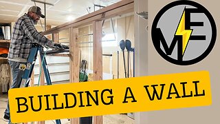 DIY Garage Transformation: Framing a Wall Step-by-Step!
