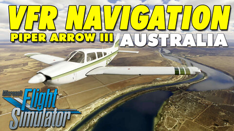 MSFS2020 | VFR Dead Reckoning flight from Parafield (YPPF) to Renmark (YREN) Australia | XBOX