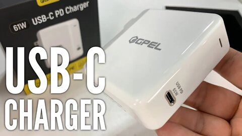 61W USB-C Fast Charger for Macbooks by GPEL Unboxing