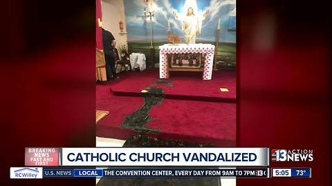 Iraqi Catholic church broken into and targeted in apparent arson