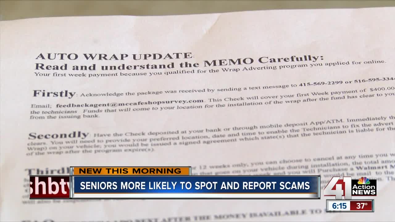 Seniors more likely to spot and report scams