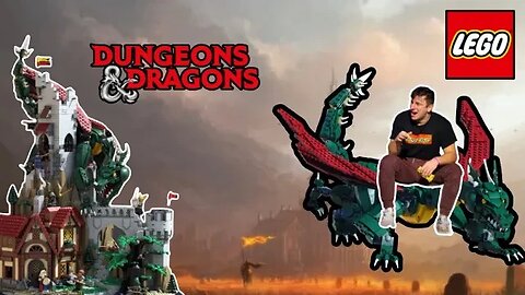 Lego Ideas Dungeon's & Dragons Future Set | Dragon's Keep: Journey's End