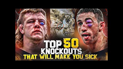 The Most Craziest Brutal Top 50 Knockouts MMA Kickboxing & Boxing!