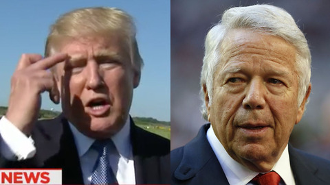 Donald Trump FLIPS OFF Patriots Owner Robert Kraft on National Television