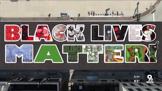 Artists have two days to paint Cincinnati's 'Black Lives Matter' mural