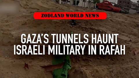 ►🚨▶◾️⚡️⚡️🇮🇱⚔️🇵🇸 Gaza Tunnels HAUNT Israeli military in Rafah | Jon Elmer