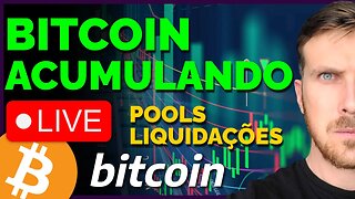 🚨 BITCOIN ACUMULANDO: S&P500, DXY e POOL LIQUIDAÇÕES DO BTC [Indicadores Live]