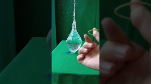 Popping a Water balloon