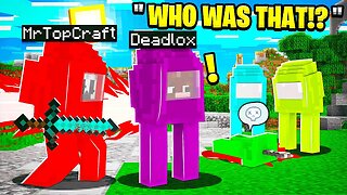 I Trolled Him In Minecraft Among Us!